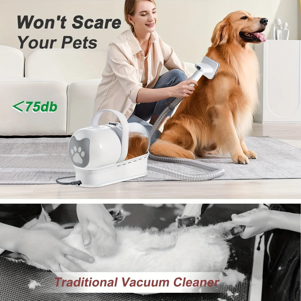 GroomPro Vacuum 7-in-1 – מספרים, מנקים ושומרים על הבית נקי משערות