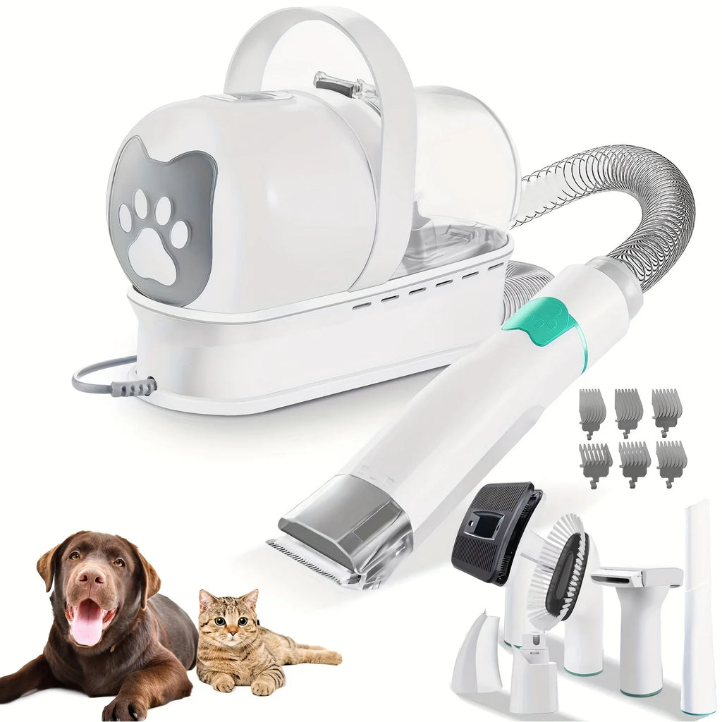 GroomPro Vacuum 7-in-1 – מספרים, מנקים ושומרים על הבית נקי משערות