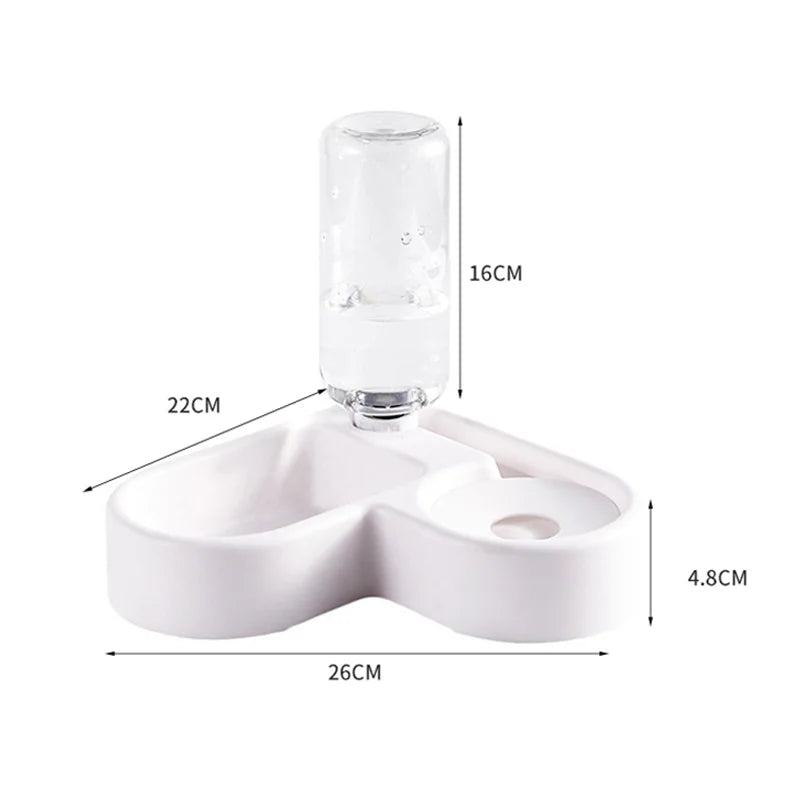 Automatic Drinking Love Pet Bowl – הקערה שמבטיחה שת’חיית המחמד שלך תמיד תרווה, תאכל ותהיה שמחה